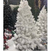 SO910579 8Ft White Flocked Tree