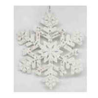 6&quot; SNOWFLAKE WHITE