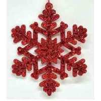 6&quot; SNOWFLAKE RED