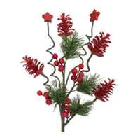 26&quot; PINECONE SPRAY RED