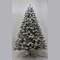 SO910660 9ft Flocked Mixed Pine LED (1700 Warm White)