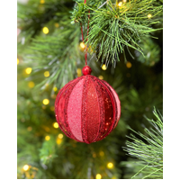100mm Red Bauble