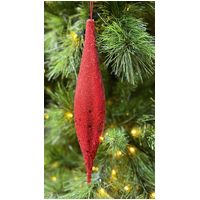 20cm Red Finial 