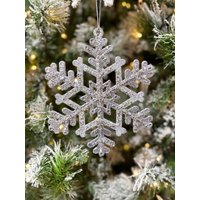 8" Snowflake - Silver 