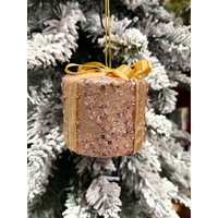 3" Xmas Rose Gold Gift Box