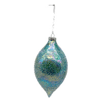 Blue Glass Long Drop
