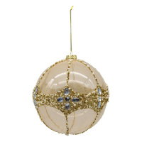 15cm Elegant Pearl Bauble