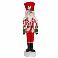 Candy Stripe Nutcracker 148cm H