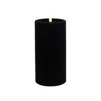 LED Candle Velvet Black Large