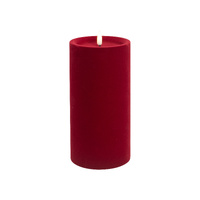 LED Candle Red Velvet Large