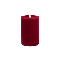 LED Candle Red Velvet Medium