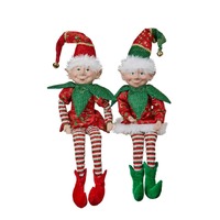 Red Green Sitting Elf 58cm