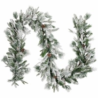 9&#39; x 16&quot; Snowy Beechmont Garland