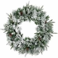 48&quot; Snowy Beechmont Double Wreath