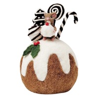 Mouse Feast on Pudding Lge Brown &amp; White