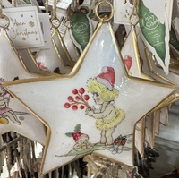 May Gibbs Star Hanging Deco White