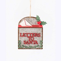 Letters to Santa Ornament 11cm