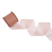 Rose Gold Mesh Ribbon 10cmx10m