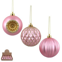 8cm Pink Bauble