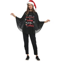 Cocktail Xmas Poncho