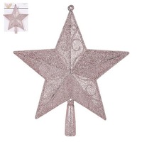 Gold Glitter Star Tree Topper