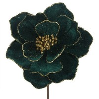 Emerald Green Magnolia 23cm w/Stem