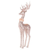 Champagne Foam Reindeer 16x8x52