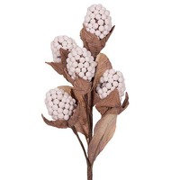 Rustic Shite Berry Stem 42cm