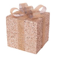 Gift Box Orn Champagne 18x18x23cm
