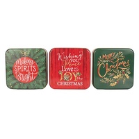 Metal Christmas Tins