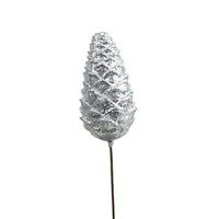 Silver Glitter Pinecone Pic