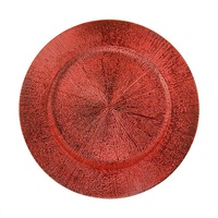 Charger Plate - Red 33cm