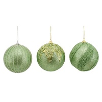10cm Sage Baubles
