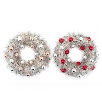 Tinsel Wreath 38cm