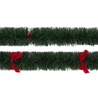 2m Green Tinsel 5PLY