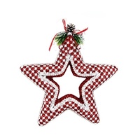 Red &amp; White Star 22x5cm