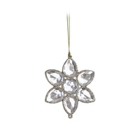Pearl Snowflake 8cm