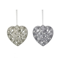 Glitter Heart with Pearl