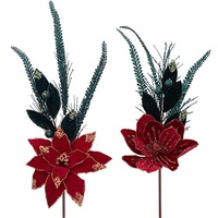 Poinsettia or Magnolia Bunch 65cm