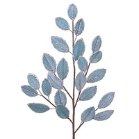 Blue Velour Leaf Pic