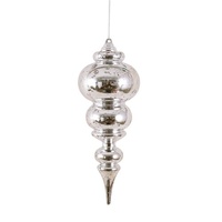 25cm Mercury Silver Finial