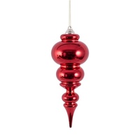 25cm Red Finial
