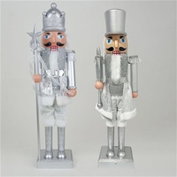 60cm Silver Nutcracker