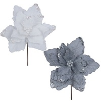 41cm Poinsettia with Stem