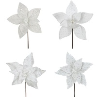 26cm Poinsettia with Stem