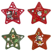Star Shape Tins 18x16cm
