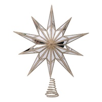 Tree Topper 10 Points Glitter &amp; Mirror