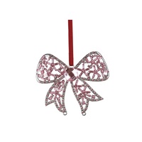 Crystal Bow - Pink 10cm