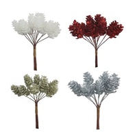 Glitter Pinecone Bunch 11cm