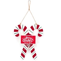 Candy Cane Sign 19x24cm